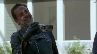 Negan says "Easy peasy lemon squeezy" -Easy Street version