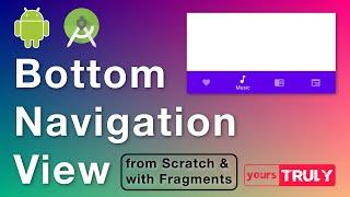 Bottom Navigation View | Android Studio | Material Design