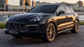 FAVORITE SUV! 2023 PORSCHE CAYENNE TURBO GT 640HP V8TT - Black with golden rims