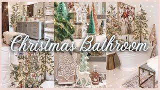 Glam Christmas Decorating | Winter Wonderland Bathroom Decor + Holiday Spa Night Favorites