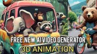 NEW AI ANIMATION | FREE Video Generator | Different styles | Prompt Tutorial