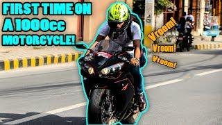 FIRST TIME RIDING A 1000CC MOTORCYCLE!!! | YAMAHA R1 | MOTOVLOG | VLOG | NEPAL