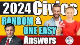 100 civics questions ONE SIMPLEST answers US naturalization test | 2008 Civics Test | Officer Mike