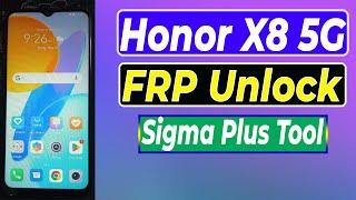 Honor X8 5G FRP Unlock VNE-N41 FRP Bypass By Sigma Plus