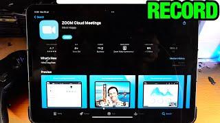 How To Record Zoom Meeting on iPad Pro [EASY]