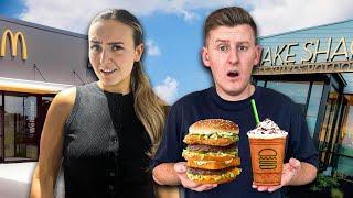 Only Eating NEW MENU Fast Food for 24 HOURS!!