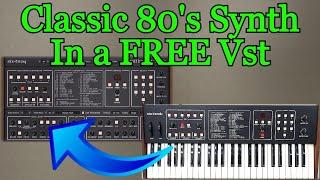 Amazing New FREE Synth VST Plugin (Six-Trak Emulation) - Six-Traq by Full Bucket Music - Review