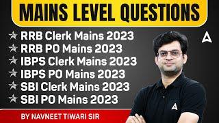 IBPS RRB PO & Clerk 2024 | Quants Mains Level Questions | By Navneet Sir