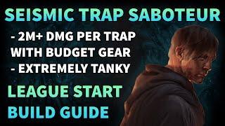 Still One of THE BEST Bossing Builds - Seismic Trap Saboteur 3.18 League Start Guide