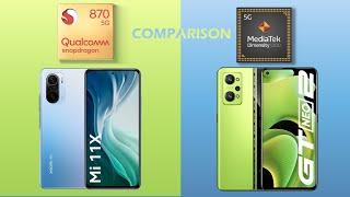 Snapdragon 870 VS MediaTek Dimensity 1200 (Mi 11x VS Realme GT Neo)