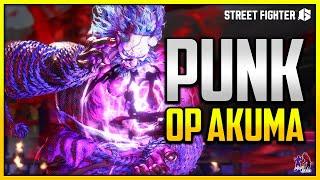 SF6 ▰ Punk Unleashing Akuma's True Potential !! 【Street Fighter 6 Season 2】