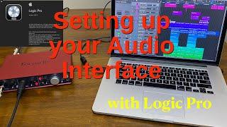 Setting up your Audio Interface with Logic Pro