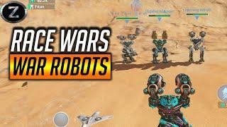 *NEW * RACE WARS #4  | ZOXXX vs @islandercrypto  vs @Danny-Lightning-WR  vs @LeeFighterGamer | War Robots