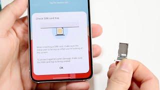 How To Insert/Remove Sim Card On Samsung Galaxy S23!