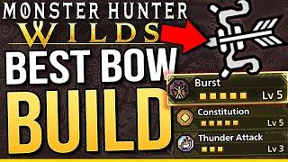 Monster Hunter Wilds - BEST Bow Build! Top Skills & Armor You NEED to Use!