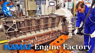 KAMAZ V8 Engine Production - Russian Factory