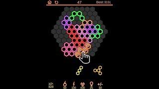 Neon Poly - Shape Puzzle Game