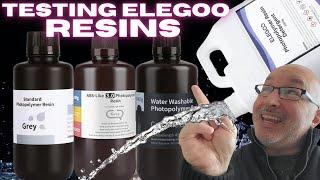 Testing Elegoo 3D Resins And Detergent - Wow just Wow