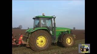 JOHN DEERE 8100 AND 6600 PLOUGHING AND DRILLING