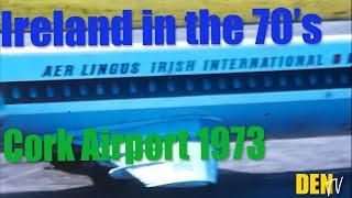 Old Cork Airport Terminal Ireland 1973 from 8mm Film AI remastered