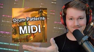 Popular Drum Patterns Made Easy | FREE Drum Pattern MIDI Kit