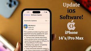 iPhone 14's/Pro Max: How to Update iOS Software!