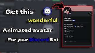 How to get Animated/Gif avatar for your Discord Bot | KiriXen