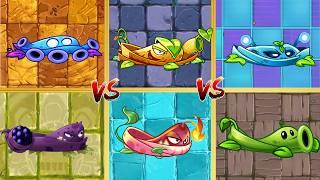 AQUA VINE vs All Best Vine Plants - Which Plant 's Strongest? - PvZ 2 Plant vs Plant