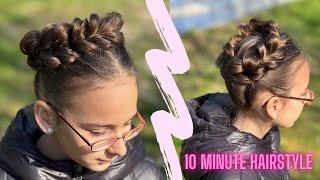 hairstyle for girls wreath braid on the head spring hairstyle online #girlshairstyle