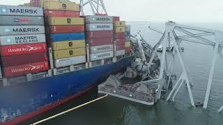 NTSB B-Roll - Investigators Aboard the Cargo Ship Dali