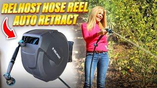 Best Hose Reel |  Relhost Retractable Garden Hose Reel | Gardening Ideas for Home