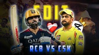 CSK VS RCB IPL EDITS || KAAYI SONG TRENDING CRICKET REELS VIDEO EDITING