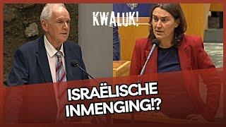 Links confronteert PVV'er op bijzondere wijze met Israëlische inmenging in Nederland!