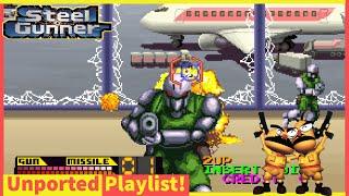 Point Blank? NO! Steel Gunner! Namco's Amazing Lightgun Arcade Game You Might Not Know About!