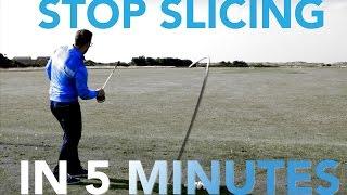 STOP SLICING THE BALL STRAIGHT AWAY