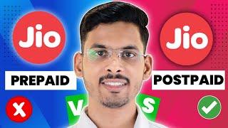 Jio Prepaid Vs Postpaid - Which is Better | Prepaid Sim Vs Postpaid Sim - Jio