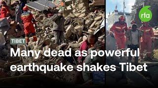 7.1 magnitude earthquake strikes Tibet, leaving many dead | Radio Free Asia (RFA)