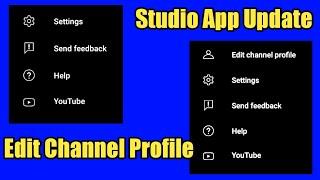 youtube studio app update | channel profile update | tamil | kkspandi ceo