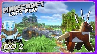 Minecraft Let's Play Ep. 02 - Wild Horses! Wild Adventures!