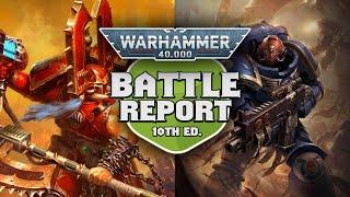 Can Dave Relearn 40k? World Eaters vs Ultramarines 40k Battle Report Ep 47