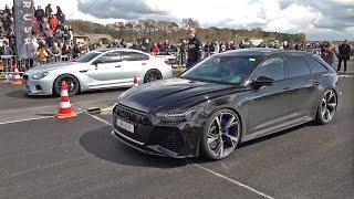 830HP Audi RS6 Avant C8 with Capristo Exhaust vs BMW M6 F06 Gran Coupe Vorsteiner