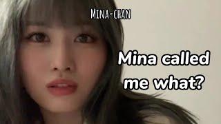 Momo was so *confused* whether Mina called her this...