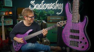 LISTEN TO THIS! Custom "Ultra Violet" Bass | Sadowsky Modern Bass Demo