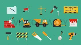 Construction Icons Pack [MOV & GIF]