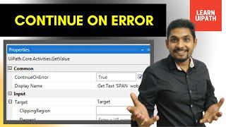 Continue on Error UiPath - How to Use?