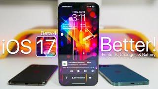 iOS 17 Beta 4 - Finally Better! - Battery, and Follow Up Review