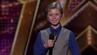 Kid sings Chug Jug With You on Americas Got Talent