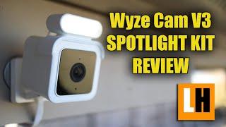 Wyze Cam V3 Spotlight Kit Review - Unboxing, Features, Setup, Installation and Testing