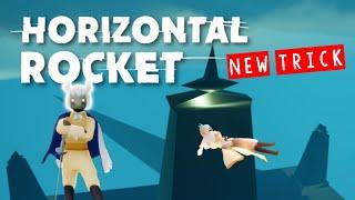 Horizontal rocket - new method!