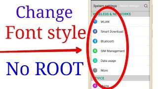 [NO ROOT] How to change mobile font style in hindi..... By A1 ZONE